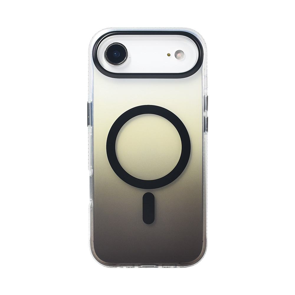 Apple iPhone 17 Air Kılıf M-safe Şarj Özellikli Transparan Renk Geçişli Zore Toros Kapak - 13