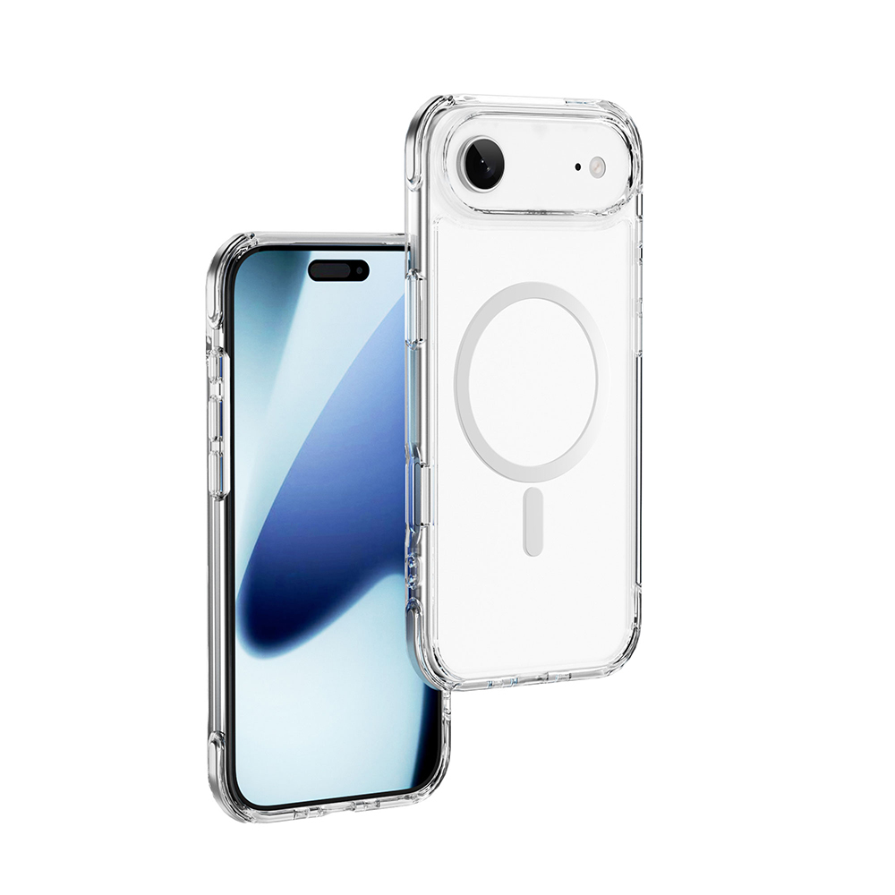Apple iPhone 17 Air Kılıf M-safe Şarj Özellikli Wiwu MCC-702 Titanyum Pro Serisi Sert PC Kapak - 2