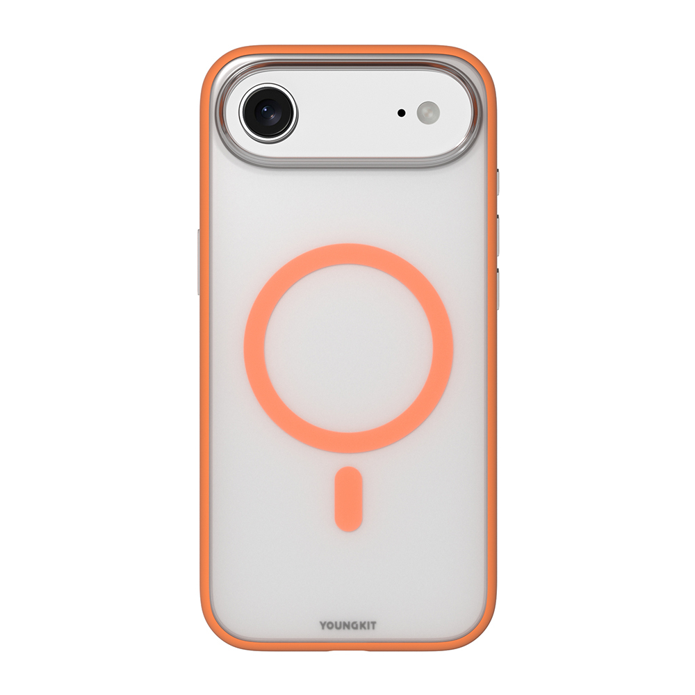 Apple iPhone 17 Air Kılıf M-safe Şarj Özellikli Youngkit Clear Serisi Kapak - 4