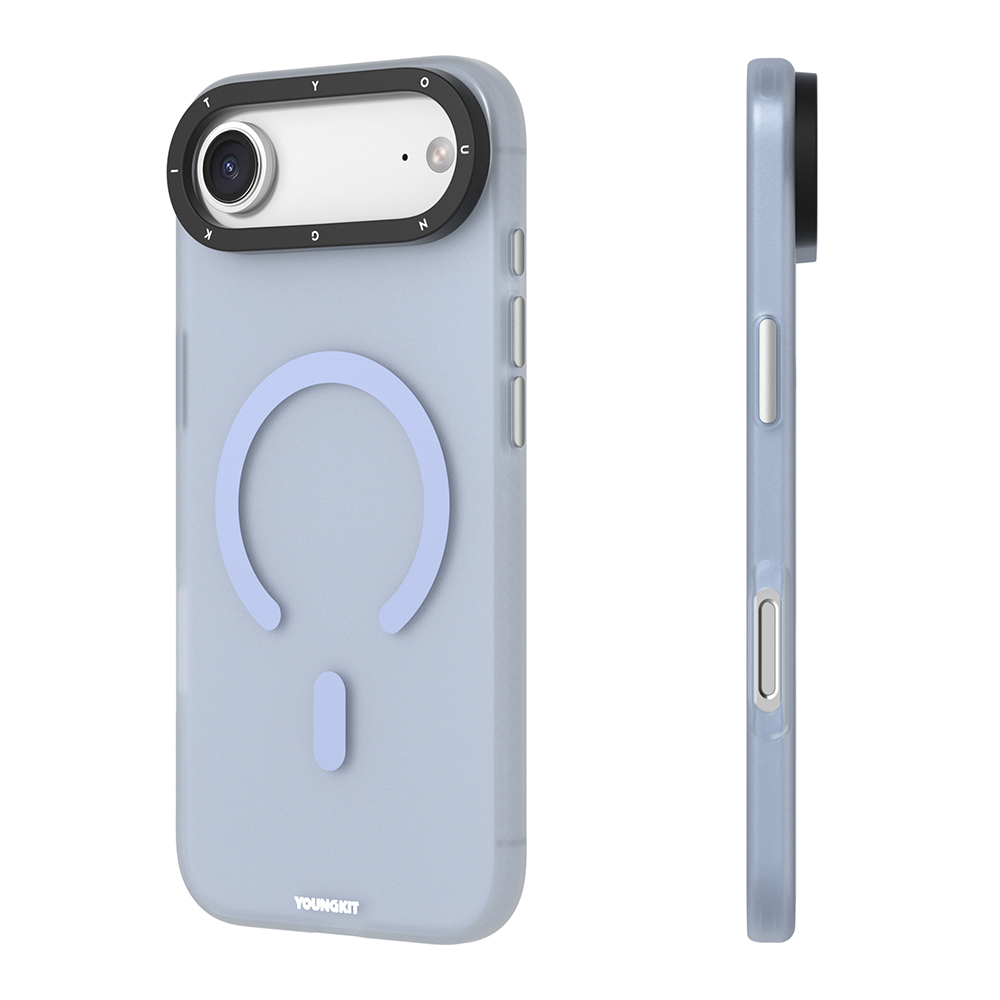 Apple iPhone 17 Air Kılıf M-safe Şarj Özellikli Youngkit Hidden Sand Serisi Kapak - 7