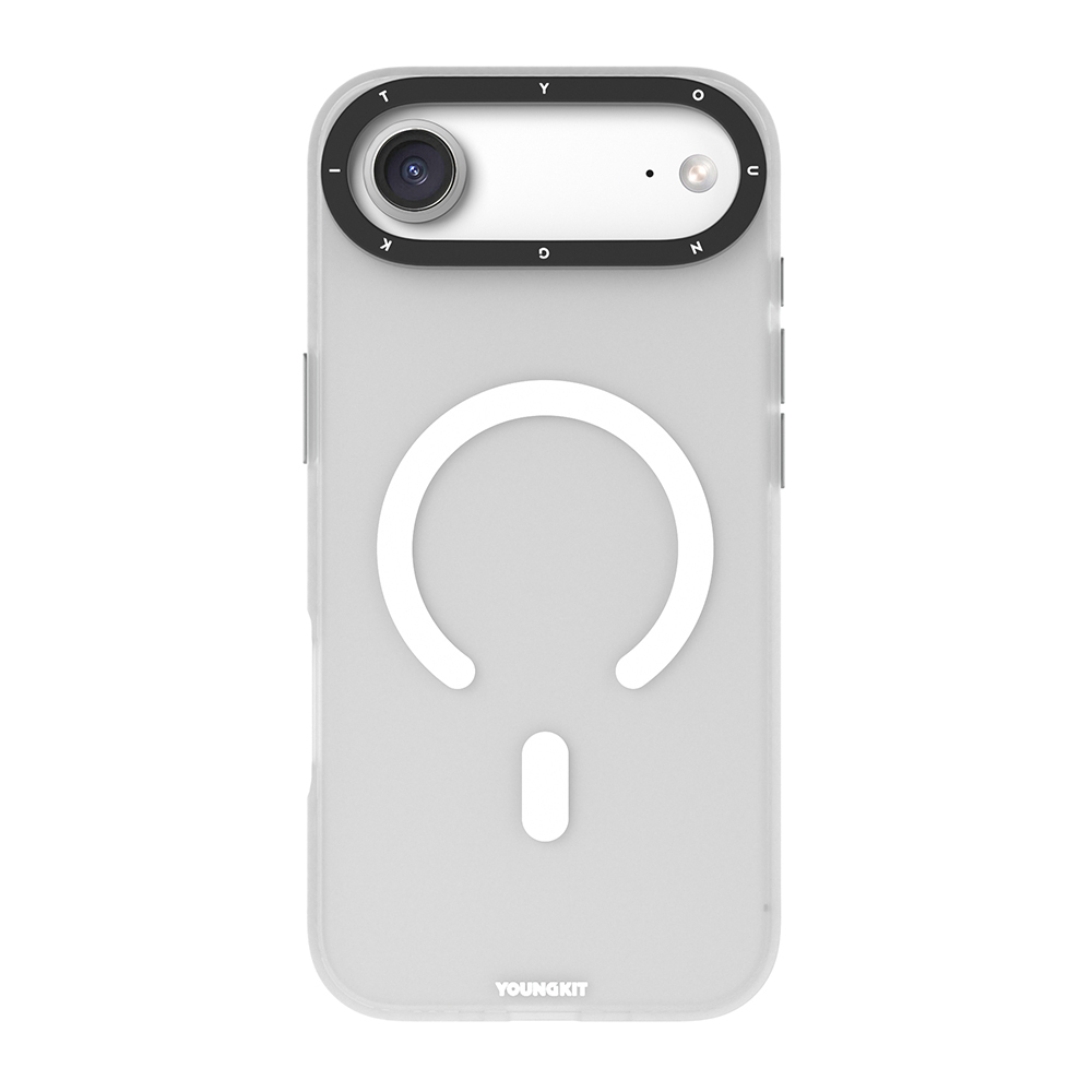 Apple iPhone 17 Air Kılıf M-safe Şarj Özellikli Youngkit Hidden Sand Serisi Kapak - 3