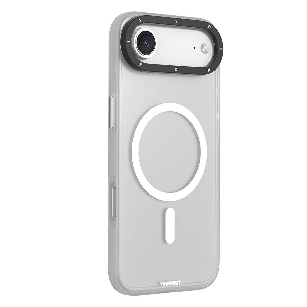 Apple iPhone 17 Air Kılıf M-safe Şarj Özellikli Youngkit Hidden Sand Serisi Kapak - 8