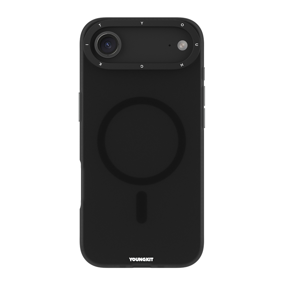 Apple iPhone 17 Air Kılıf M-safe Şarj Özellikli Youngkit Hidden Sand Serisi Kapak - 4