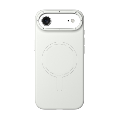 Apple iPhone 17 Air Kılıf M-Safe Şarj Özellikli Youngkit Morandi Serisi Kapak Gri