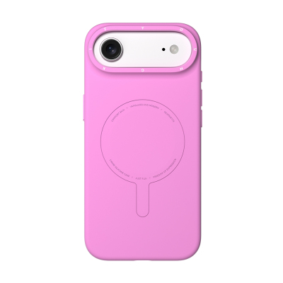 Apple iPhone 17 Air Kılıf M-Safe Şarj Özellikli Youngkit Morandi Serisi Kapak Pembe