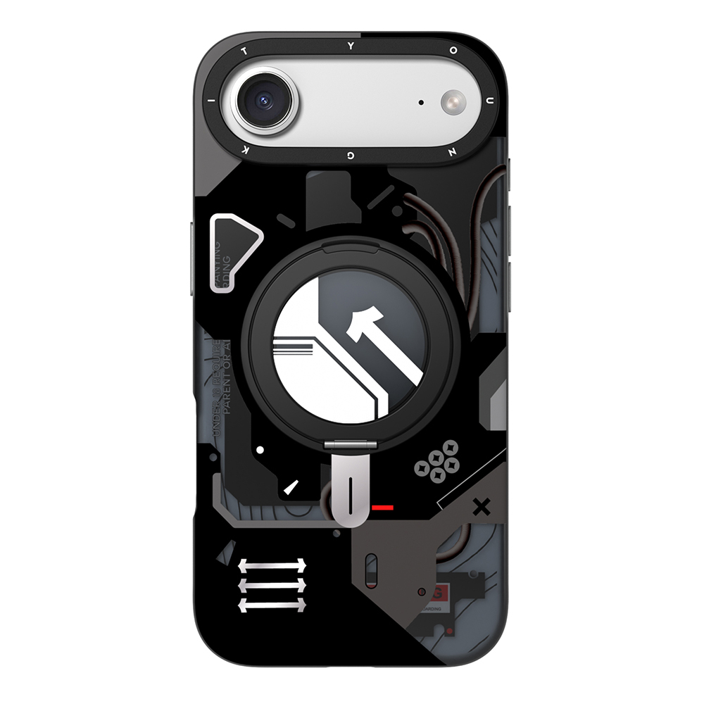 Apple iPhone 17 Air Kılıf M-safe Şarj Özellikli Youngkit Starship Serisi Kapak - 4