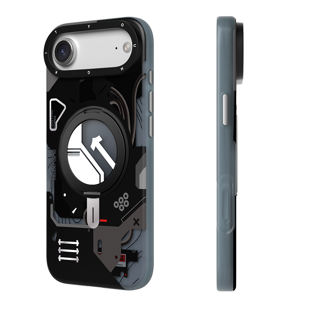 Apple iPhone 17 Air Kılıf M-safe Şarj Özellikli Youngkit Starship Serisi Kapak - 7