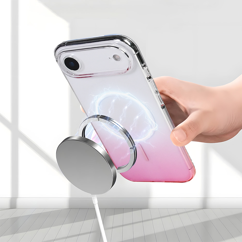 Apple iPhone 17 Air Kılıf M-Safe Şarj Özellikli Zore Septik Silikon Kapak - 13