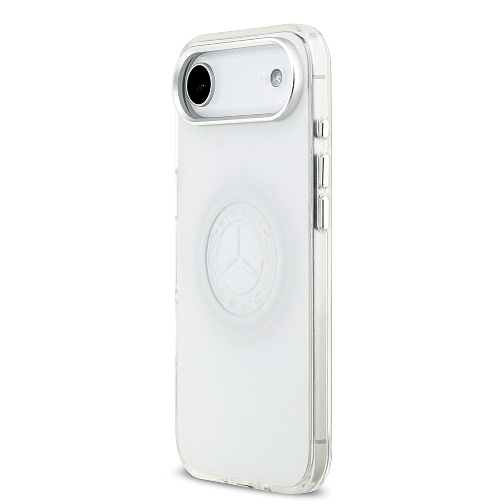 Apple iPhone 17 Air Kılıf Mercedes Benz Orjinal Lisanslı M-safe Şarj Özellikli Buzlu PC Nostaljik Yıldız Dizayn Kapak - 4