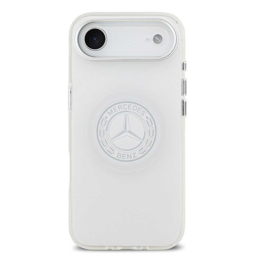 Apple iPhone 17 Air Kılıf Mercedes Benz Orjinal Lisanslı M-safe Şarj Özellikli Buzlu PC Nostaljik Yıldız Dizayn Kapak - 5