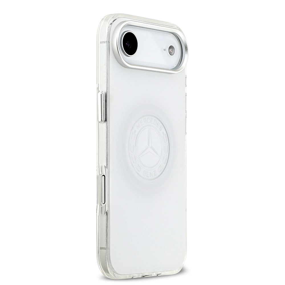 Apple iPhone 17 Air Kılıf Mercedes Benz Orjinal Lisanslı M-safe Şarj Özellikli Buzlu PC Nostaljik Yıldız Dizayn Kapak - 6