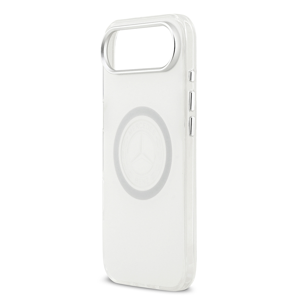 Apple iPhone 17 Air Kılıf Mercedes Benz Orjinal Lisanslı M-safe Şarj Özellikli Buzlu PC Nostaljik Yıldız Dizayn Kapak - 8
