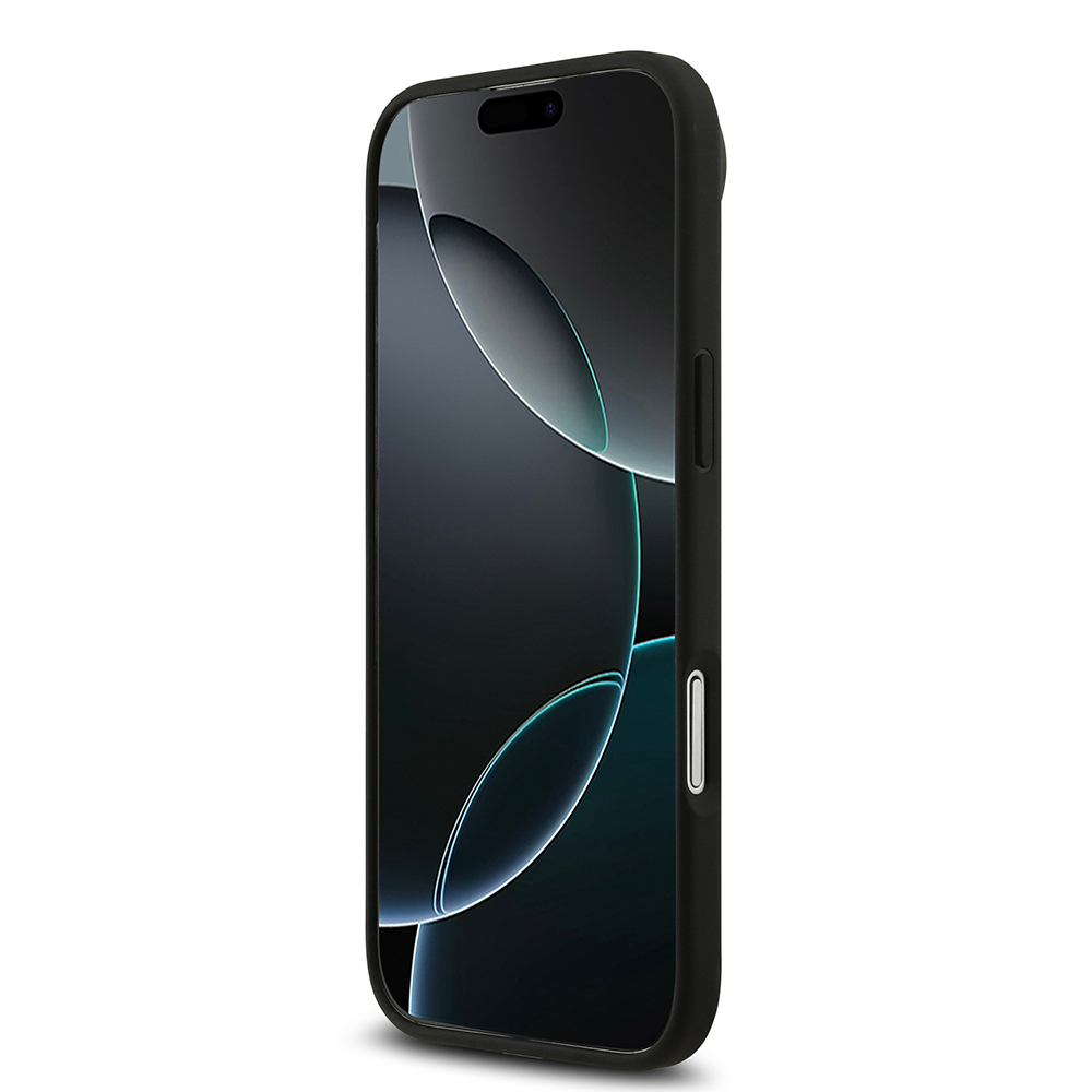 Apple iPhone 17 Air Kılıf Mercedes Benz Orjinal Lisanslı M-safe Şarj Özellikli Dokulu Desenli Deri Kapak - 6