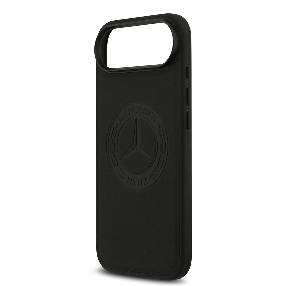 Apple iPhone 17 Air Kılıf Mercedes Benz Orjinal Lisanslı M-safe Şarj Özellikli Hakiki Deri Nostaljik Yıldız Dizayn Kapak - 7