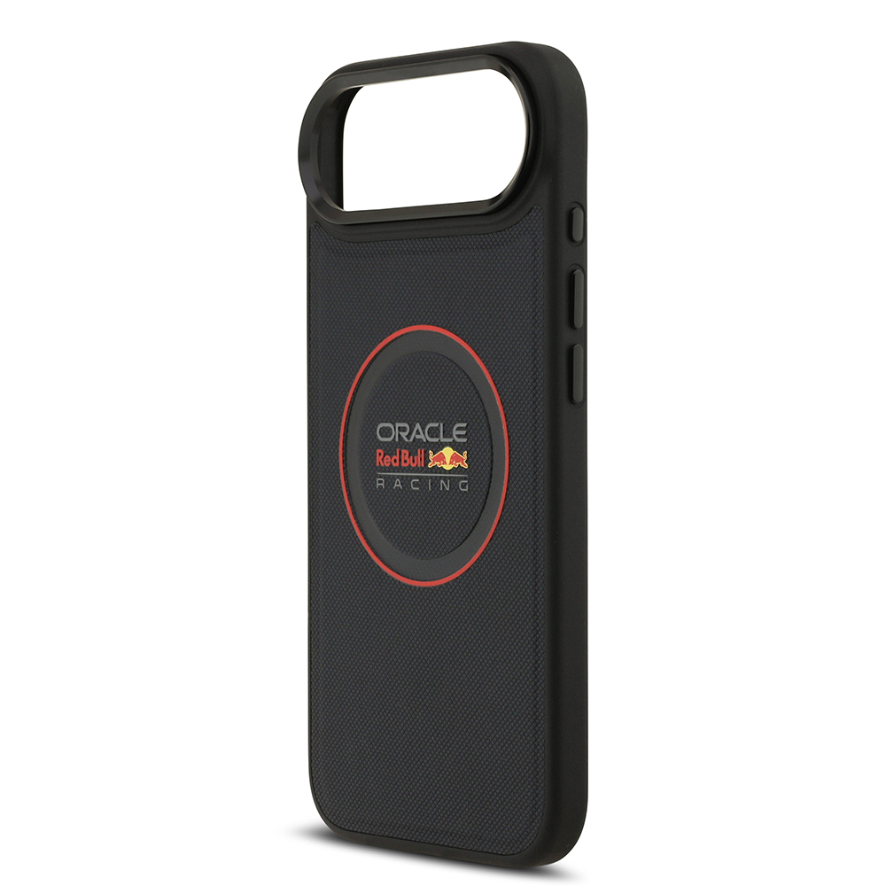 Apple iPhone 17 Air Kılıf Redbull Orjinal Lisanslı M-safe Şarj Özellikli Kırmızı Halka ve Logo Kabartmalı PU Deri Kapak - 8