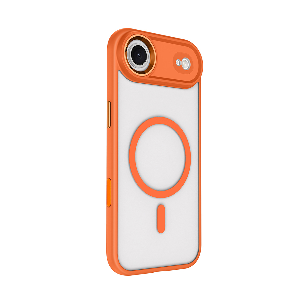 Apple iPhone 17 Air Kılıf Wireless Şarj Özellikli Zore Krom M-safe Silikon Kapak - 11