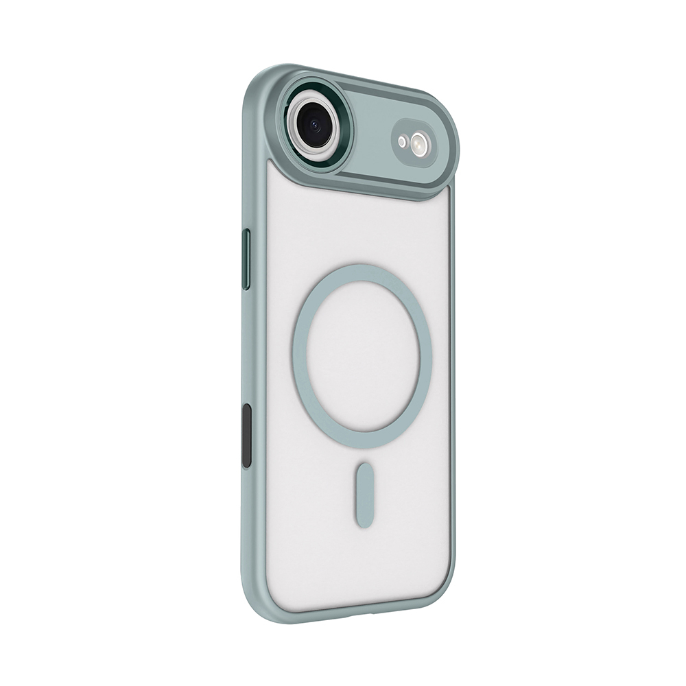 Apple iPhone 17 Air Kılıf Wireless Şarj Özellikli Zore Krom M-safe Silikon Kapak - 7