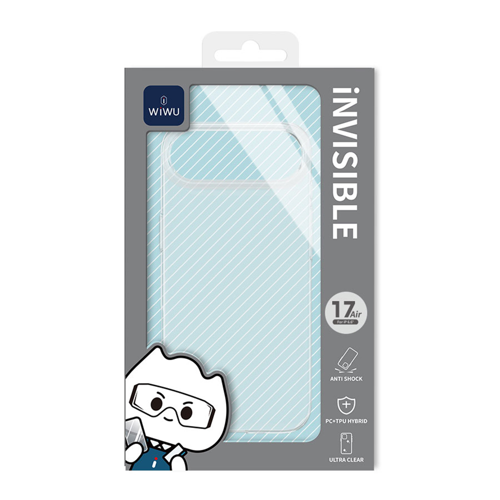 Apple iPhone 17 Air Kılıf Wiwu YXK-206 Invisible Sert PC Kapak - 5