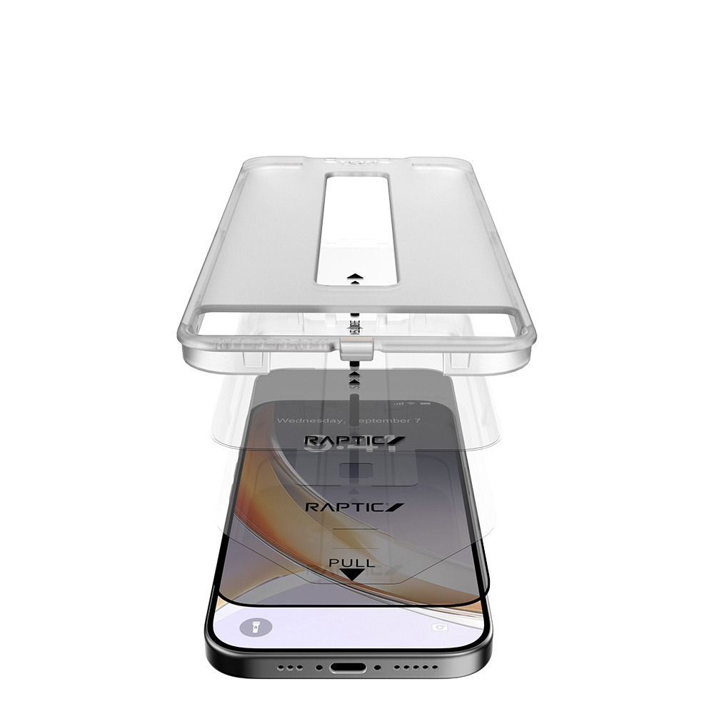 Apple iPhone 17 Air Raptic Air Glass 2.5D Privacy Hayalet Ekran Koruyucu 2 Adet + Kolay Uygulama Aparatlı - 9