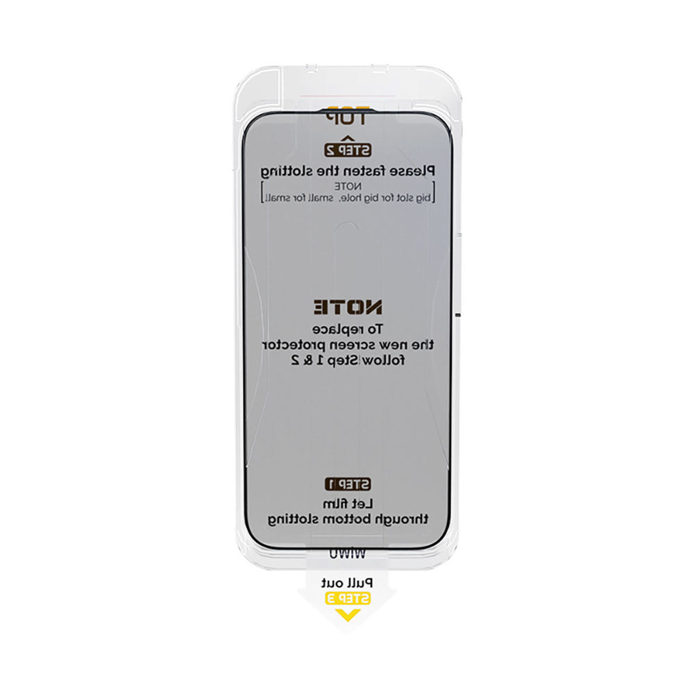 Apple iPhone 17 Air Wiwu Wi-SQ009 Easy Install iPrivacy 360° Anti-Peep Oleophobic Tempered Glass Screen Protector + Easy Application Tool - 4