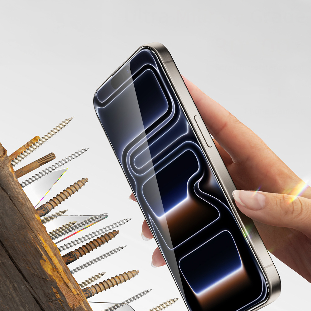 Apple iPhone 17 Air Zore 2.5D Oliv HD Temperli Cam Ekran Koruyucu + Kolay Uygulama Aparatı - 8