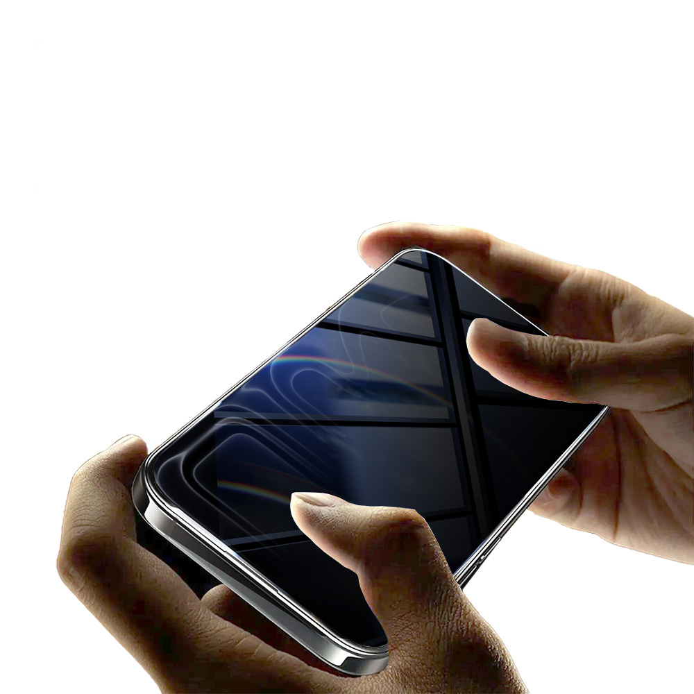 Apple iPhone 17 Air Zore 2.5D Oliv Privacy Temperli Cam Ekran Koruyucu + Kolay Uygulama Aparatı - 6