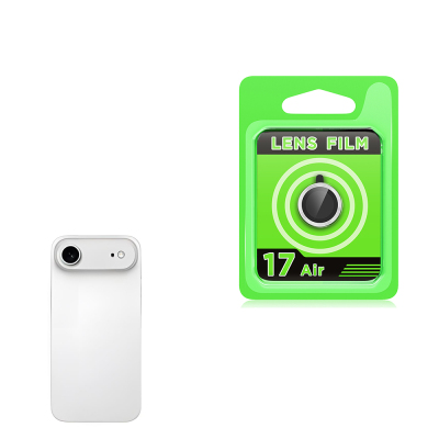 Apple iPhone 17 Air Zore CL-07 Kamera Lens Koruyucu Gümüş