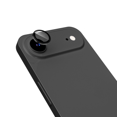 Apple iPhone 17 Air Zore Mikro Kamera Lens Koruyucu Siyah
