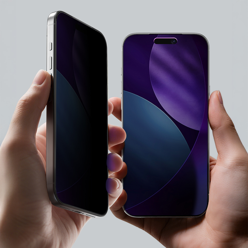 Apple iPhone 17 Amazingthing Titan Privacy Parmak İzi Bırakmayan Temperli Cam Ekran Koruyucu - 9