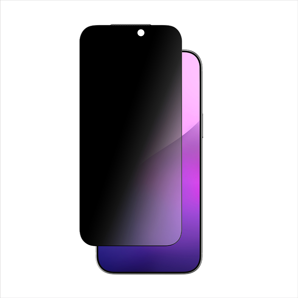 Apple iPhone 17 Amazingthing Titan Privacy Parmak İzi Bırakmayan Temperli Cam Ekran Koruyucu - 2