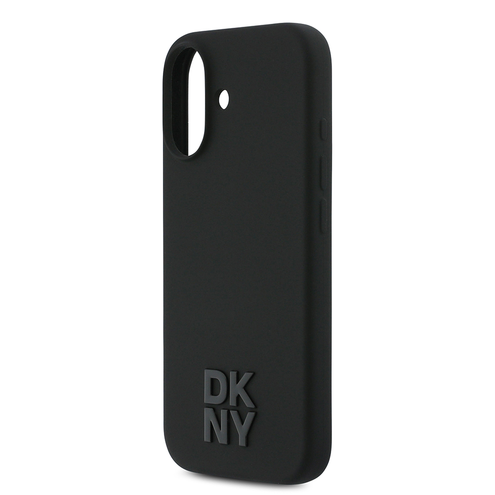 Apple iPhone 17 Case DKNY Original Licensed M-Safe Charging Feature Metal Logo Silicone Cover - 7