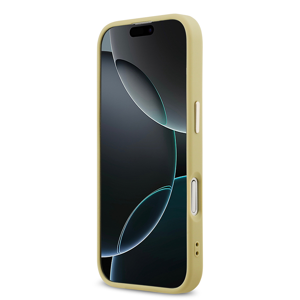 Apple iPhone 17 Case Guess Original Licensed 4G Large Metal Camera Frame and Logo Glitter Cover - 14