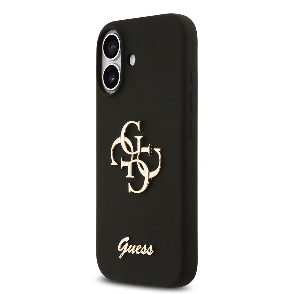 Apple iPhone 17 Case Guess Original Licensed Grained Text Logo Cover - 6