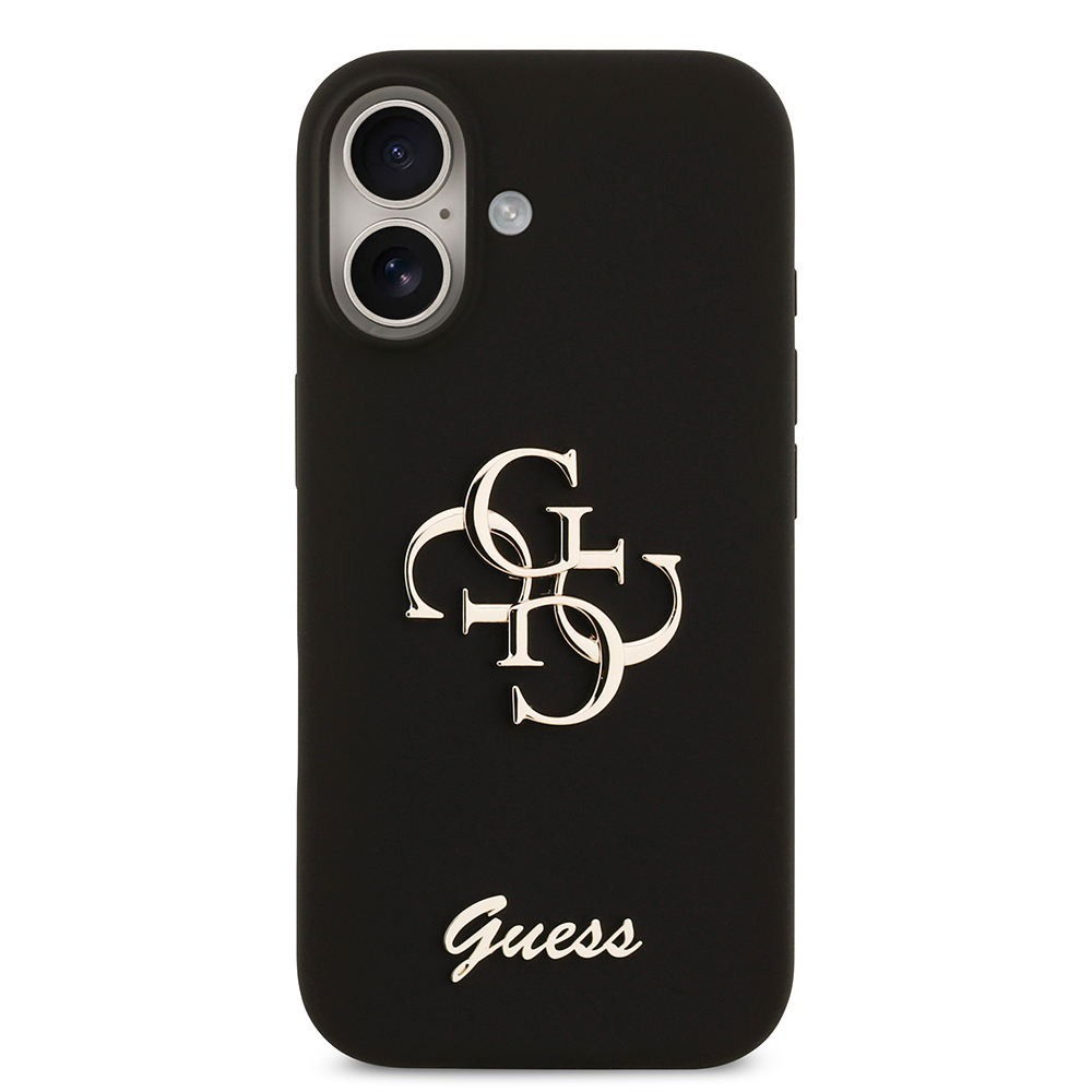 Apple iPhone 17 Case Guess Original Licensed Grained Text Logo Cover - 7