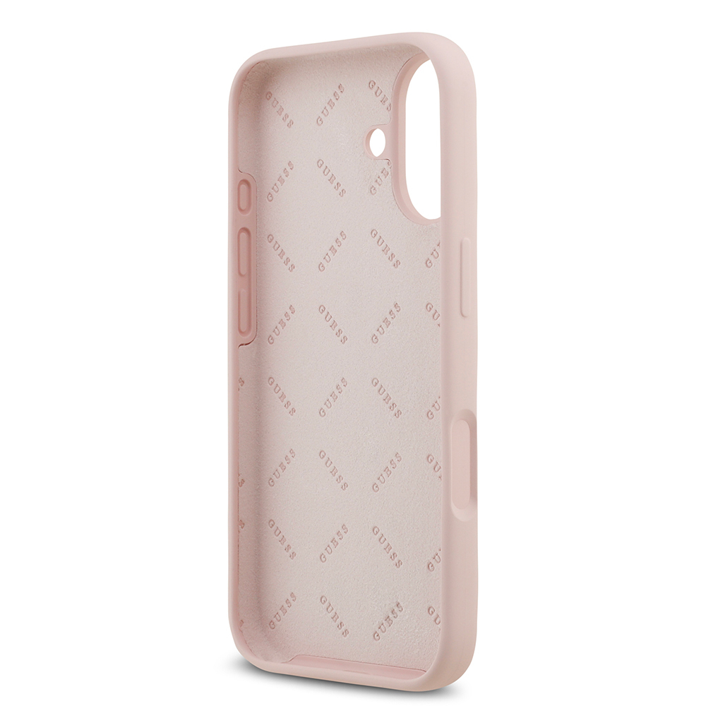 Apple iPhone 17 Case Guess Original Licensed Grained Text Logo Cover - 18