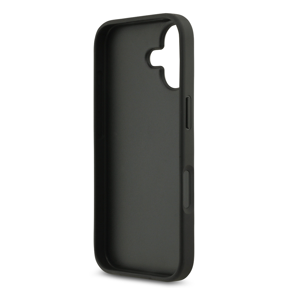 Apple iPhone 17 Case Guess Original Licensed Stone Back Triangle Logo Cover - 11