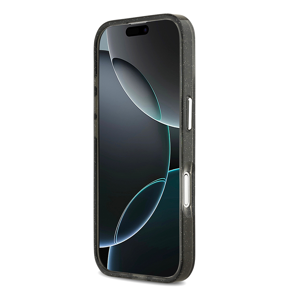 Apple iPhone 17 Case Karl Lagerfeld Original Licensed Glittery Karl & Choupette Heads Cover - 8