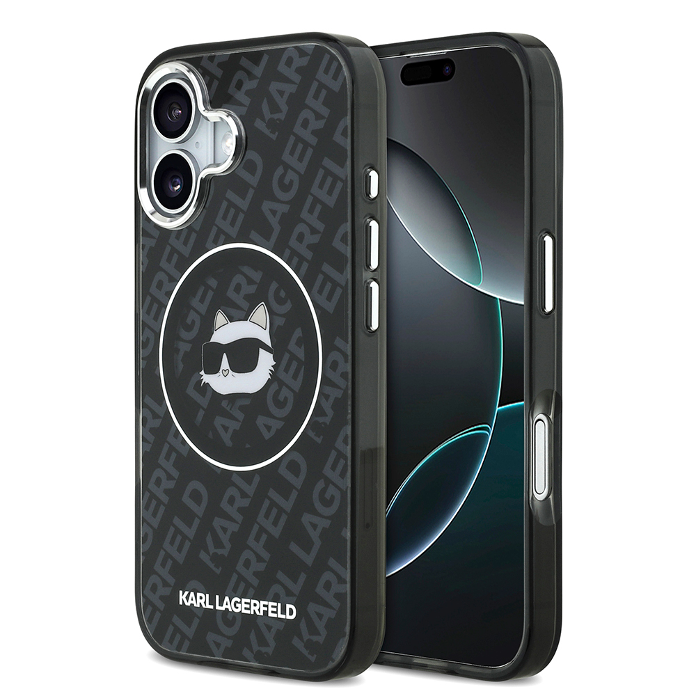 Apple iPhone 17 Case Karl Lagerfeld Original Licensed IML Printed Choupette Heads Cover - 1