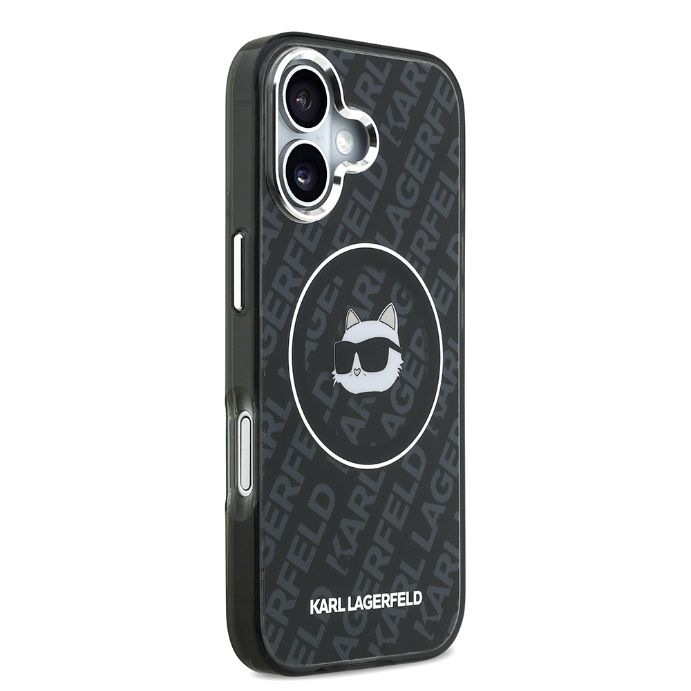 Apple iPhone 17 Case Karl Lagerfeld Original Licensed IML Printed Choupette Heads Cover - 5