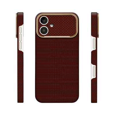 Apple iPhone 17 Case M-Safe Charging Enabled Zore Paris Zerre Hard PC Cover Red