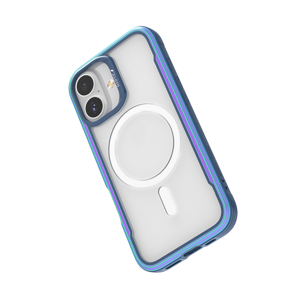 Apple iPhone 17 Case M-Safe Charging Feature Airbag Raptic Shield Series Transparent Back Cover - 8