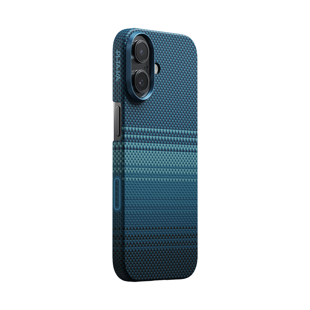 Apple iPhone 17 Case M-safe Charging Feature Aramid Fiber Pitaka Tactile Woven Sunset-Moonrise Series Sunset Cover - 4