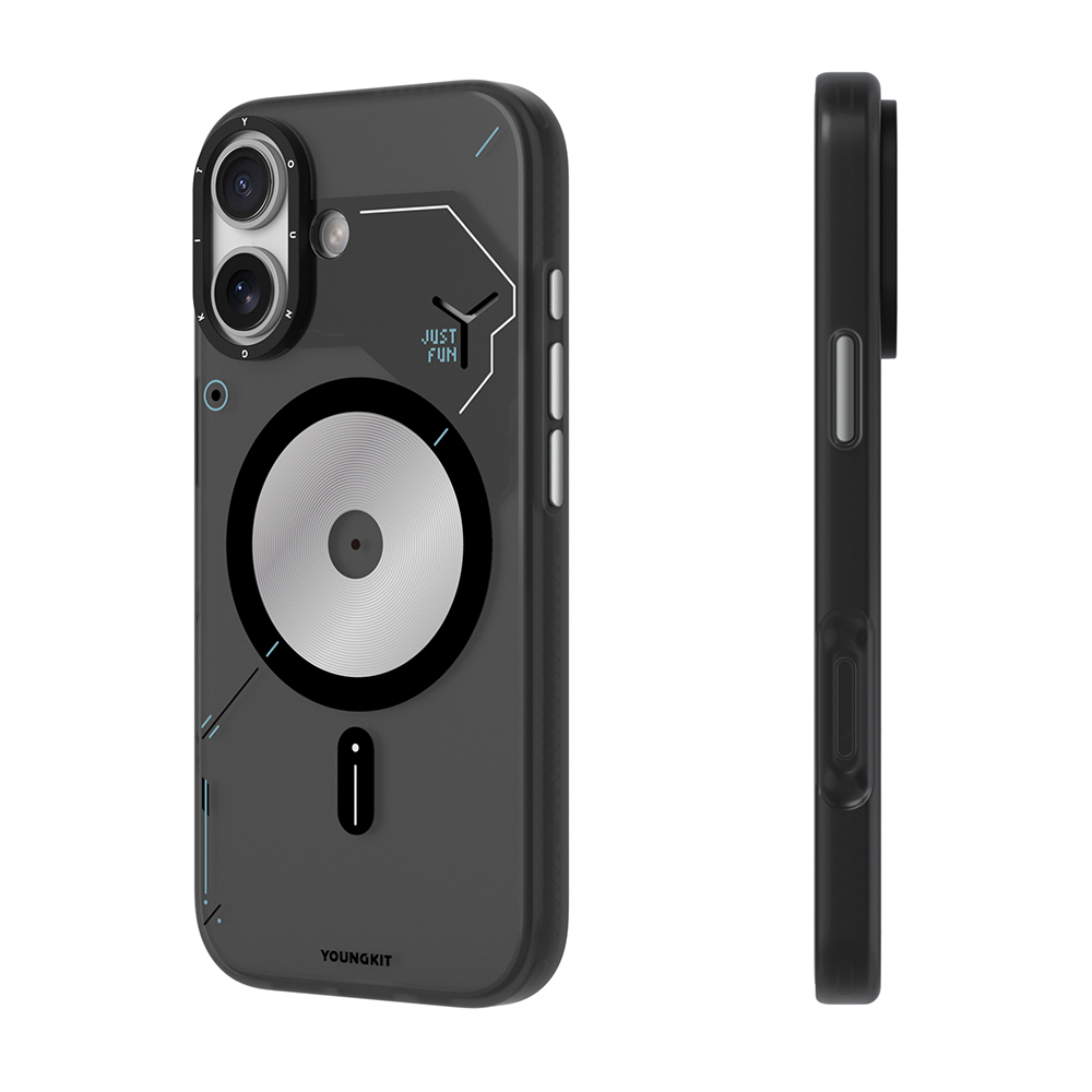 Apple iPhone 17 Case M-safe Charging Feature Disc Pattern Youngkit Disc Battle Cover - 6