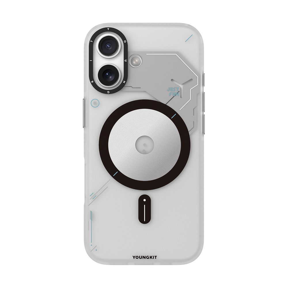 Apple iPhone 17 Case M-safe Charging Feature Disc Pattern Youngkit Disc Battle Cover - 3