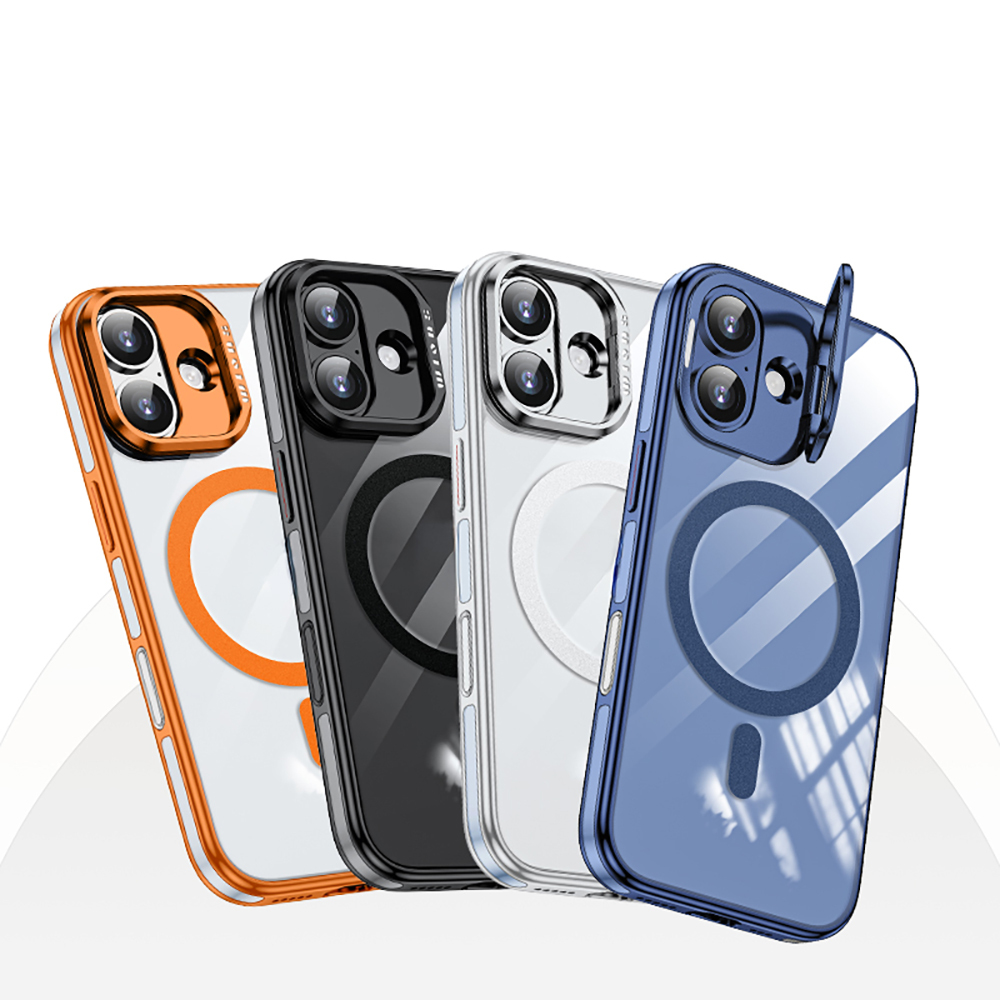 Apple iPhone 17 Case M-safe Charging Feature Legendary Cover Wlons Stand - 17