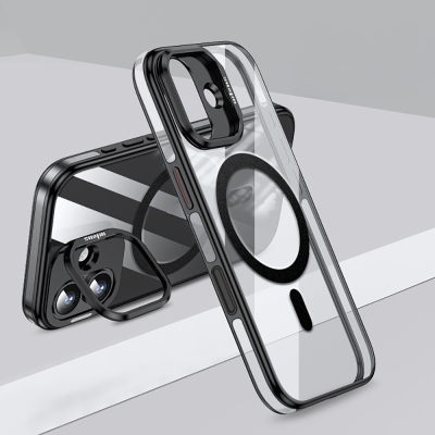 Apple iPhone 17 Case M-safe Charging Feature Legendary Cover Wlons Stand Black