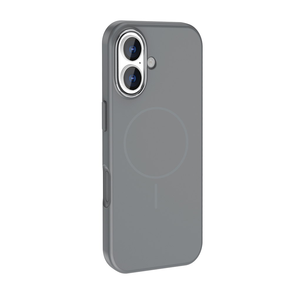 Apple iPhone 17 Case M-Safe Charging Feature Metal Camera Frame Zore Edi Silicone Cover - 11