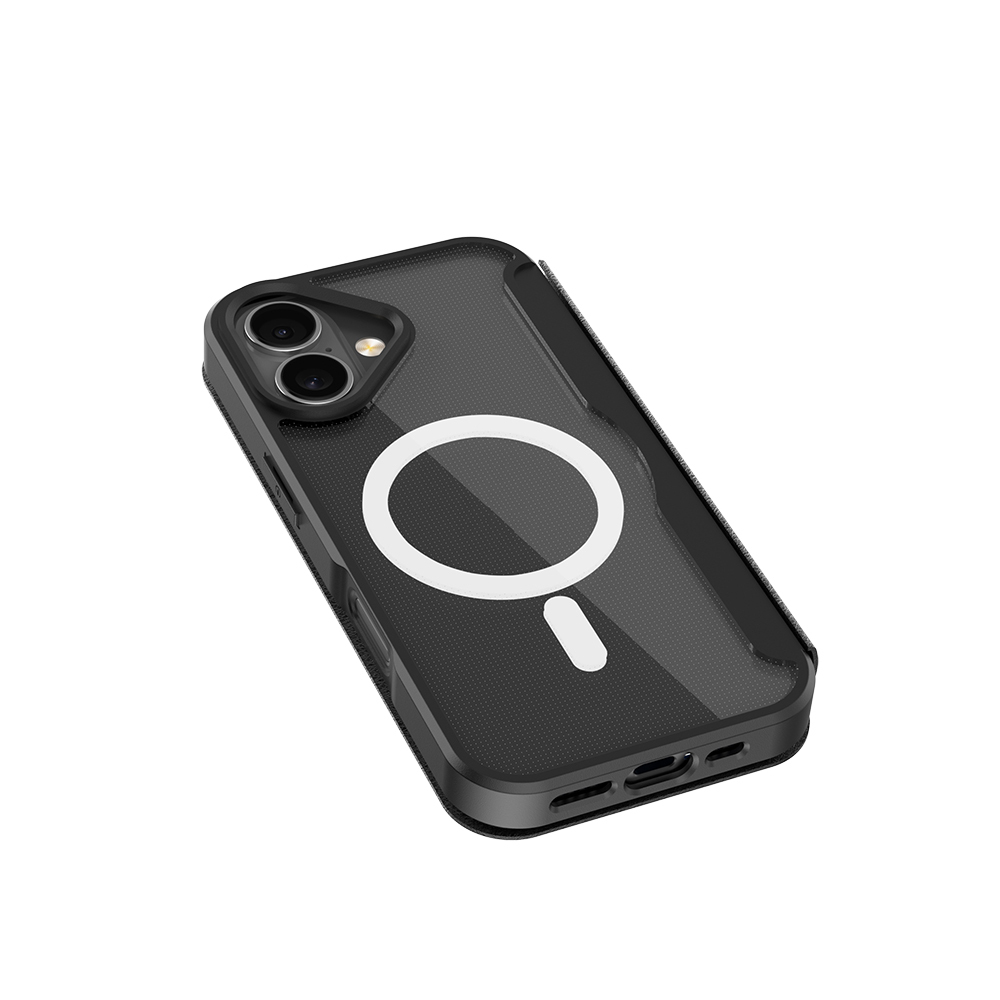 Apple iPhone 17 Case M-Safe Charging Feature Raptic Air Folio Transparent Card Holder Cover Case - 9