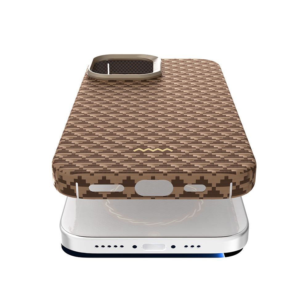 Apple iPhone 17 Case M-safe Charging Feature Raptic Aramid Skin Origin Series Cover - 20