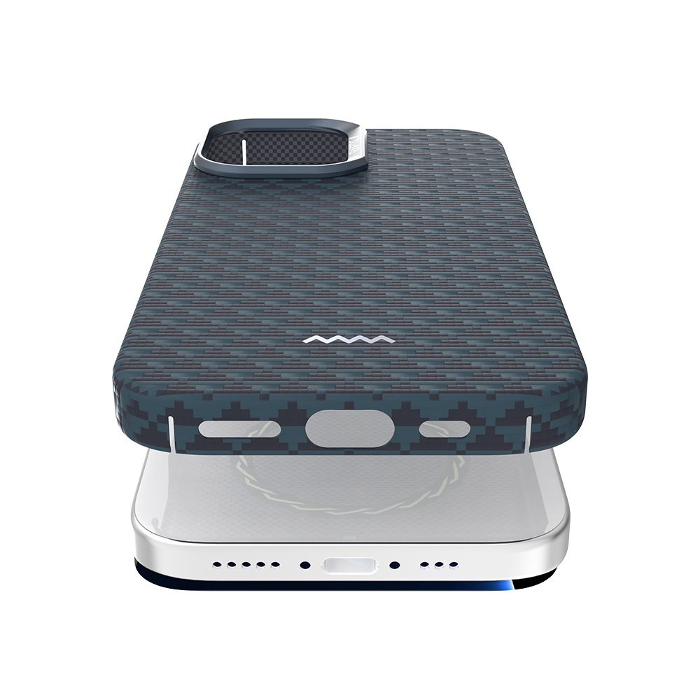 Apple iPhone 17 Case M-safe Charging Feature Raptic Aramid Skin Origin Series Cover - 21